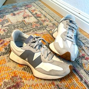 New Balance 327 all-leather white & gray